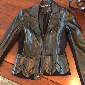 Black House White Market Leather Jacket